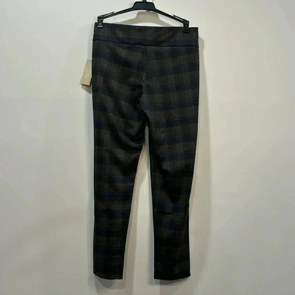 HOPE & HARLOW PULL-ON PLAID PRINT SLIM ANKLE PANTS SIZE MEDIUM - Picture 8 of 11